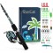 QudraKast Kids Fishing Pole – 140cm RAWRR Dinosaur Rod & Reel Combo | Fun & Portable Starter Kit Gift for Boys & Girls
