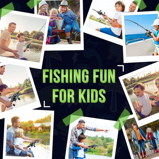 QudraKast Kids Fishing Pole – 140cm RAWRR Dinosaur Set-Carrier Bag | All-in-One Telescopic Combo for Ages 3–10 QudraKast Kids Fishing Pole – 140cm RAWRR Dinosaur Set-Carrier Bag | All-in-One Telescopic Combo for Ages 3–10