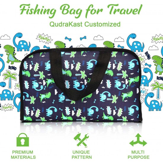 QudraKast Kids Fishing Pole – 140cm RAWRR Dinosaur Set-Carrier Bag | All-in-One Telescopic Combo for Ages 3–10 QudraKast Kids Fishing Pole – 140cm RAWRR Dinosaur Set-Carrier Bag | All-in-One Telescopic Combo for Ages 3–10