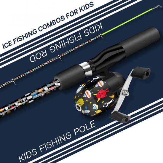QudraKast Kids Fishing Pole – 140cm Universe Travel Rod & Reel Combo | Tangle-Free Combo for Ages 4–10 QudraKast Kids Fishing Pole – 140cm Universe Travel Rod & Reel Combo | Tangle-Free Combo for Ages 4–10